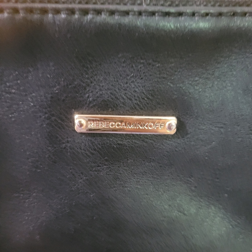 Rebecca Minkoff MAC Black Leather Crossbody Bag - Picture 10 of 13